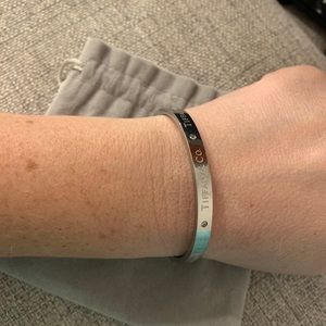Tiffany & co hinged bangle